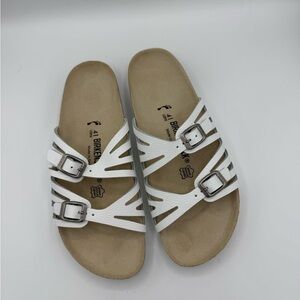 Birkenstock Women's White Cutout Sandals